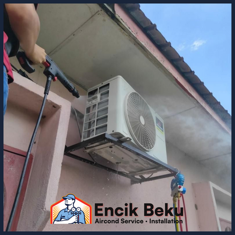 Kerja servis aircond pelanggan 4